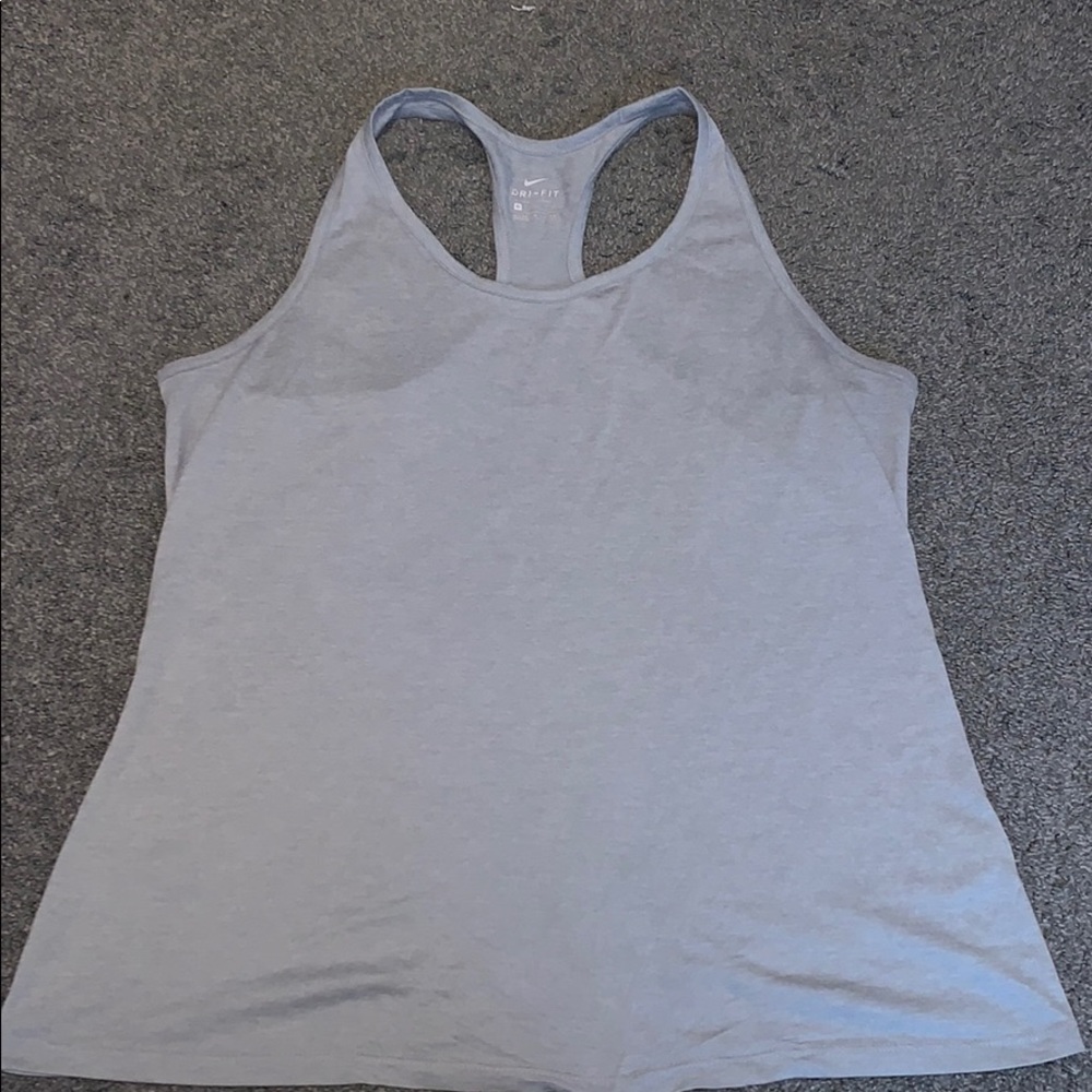 Nike dri-fit razor back tank top.